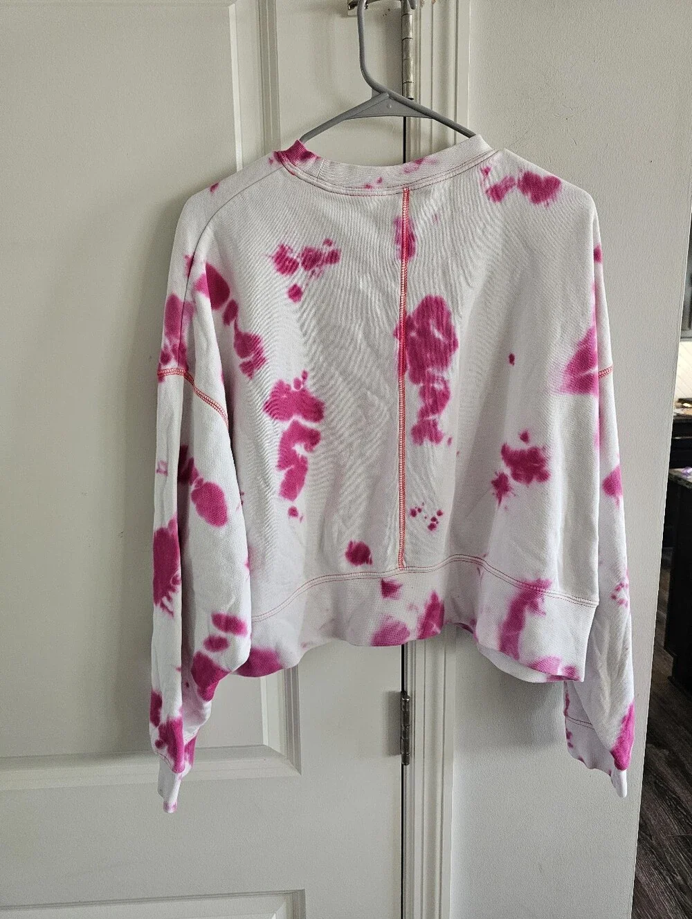 Nike Sportswear Oversized Fleece Tie-Dye Crew Sweatshirt Size Small